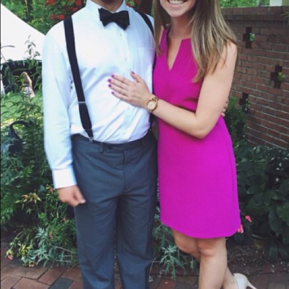 Everly purple semi-formal dress